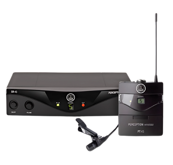 Microphone AKG Perception Wireless Presenter Set, Système de transmission sans fil (ISM)